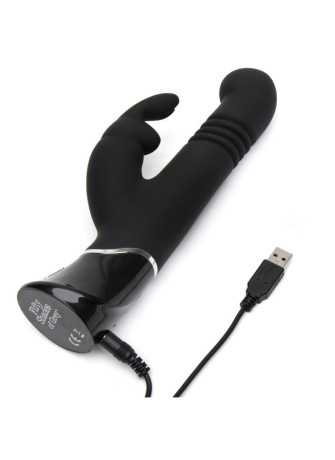 Greedy Girl Thrusting G-Spot Rabbit Vibrator